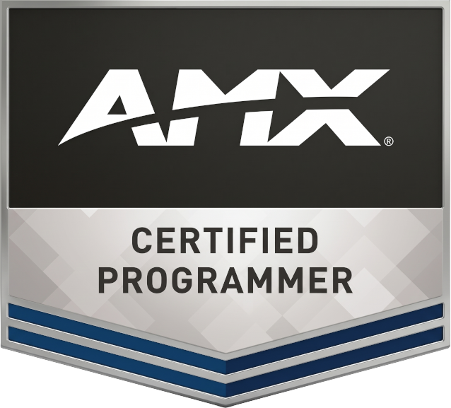 AMX Certified Programmer Badge
